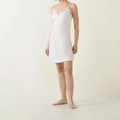 Lace Trim Slip Night Dress