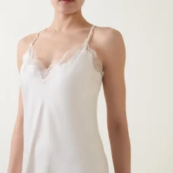 Lace Trim Slip Night Dress