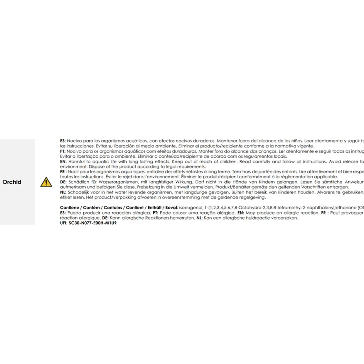 Lacrosse Orchid Scented Candle 200g