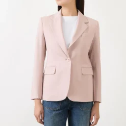 Lamine Single-Breasted Fitted Blazer