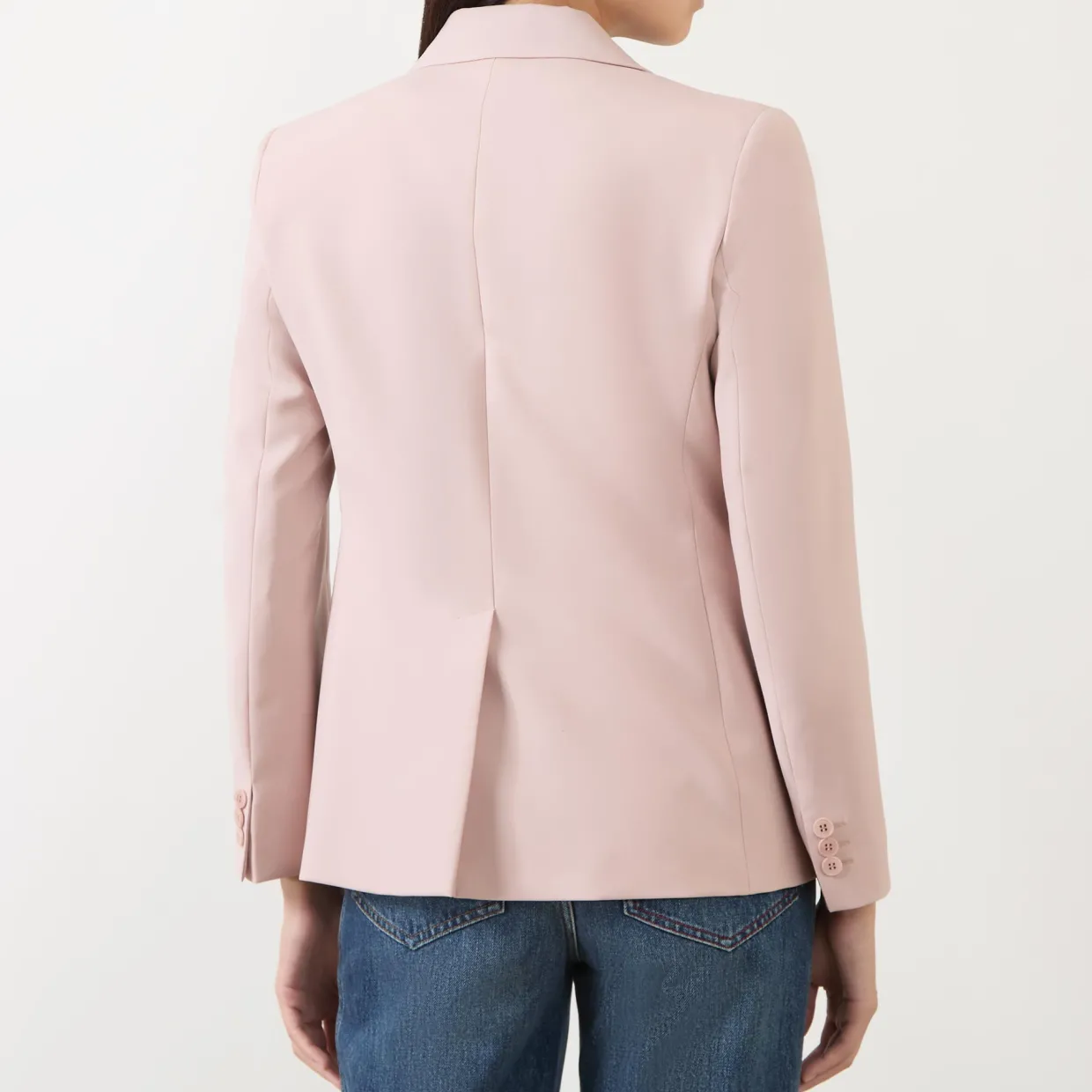 Lamine Single-Breasted Fitted Blazer
