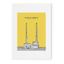 Landmark Yellow Poolbeg Small Print