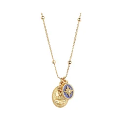 Lapis Lazuli Charm Pendant Necklace