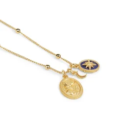 Lapis Lazuli Charm Pendant Necklace