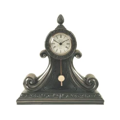 Large Bronze Mantel Clock