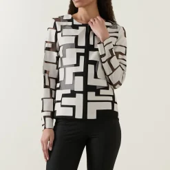 New JOSEPH RIBKOFF Laser-Cut Leatherette Jacket