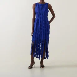 Best JOSEPH RIBKOFF Laser-Cut Scuba Dress