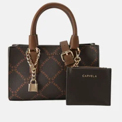 Latte East-West Tote Bag