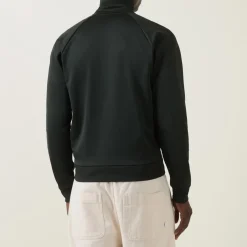 Laurel Wreath Logo Chenille Tape Zip Sweatshirt