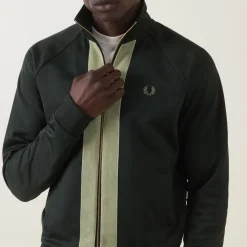 Laurel Wreath Logo Chenille Tape Zip Sweatshirt