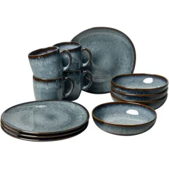 New VILLEROY & BOCH Lave 12-Piece Breakfast Set