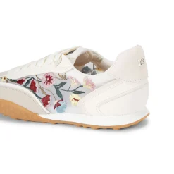 Lavender Embroidered Trainers