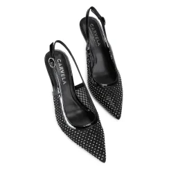 Lavish Jewel Slingback Pumps