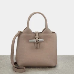 Hot LONGCHAMP Le Roseau Small Leather Crossbody Bag