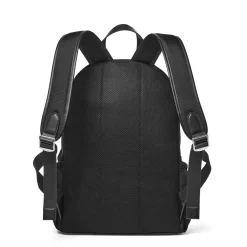 Leather-Trim Backpack