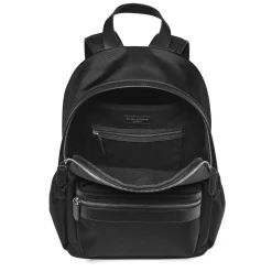 Leather-Trim Backpack