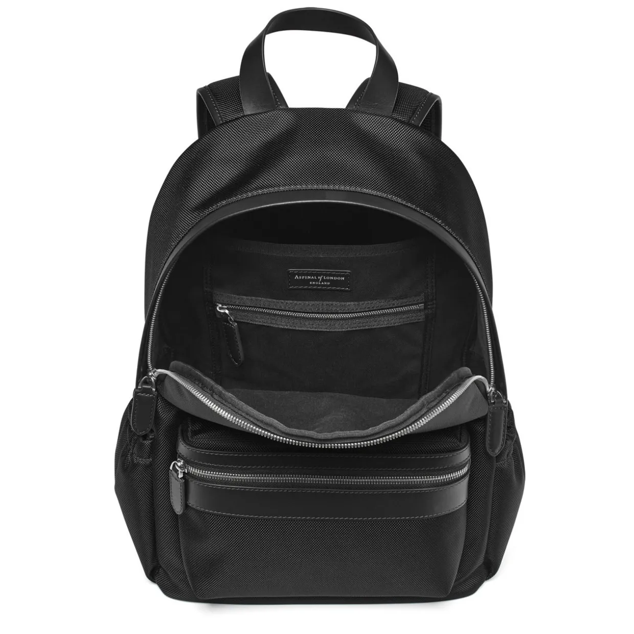 Leather-Trim Backpack