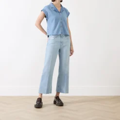 Leenah Ankle Wide Leg Jeans