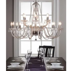 Leenane 18 Arm Chandelier Ire-UK Fitting