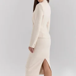 Lena Boucle Pencil Skirt