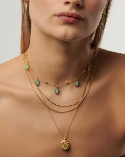 Lena Charm Choker Necklace