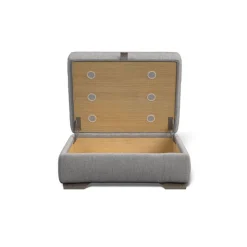 Leonardo Storage Stool Grey