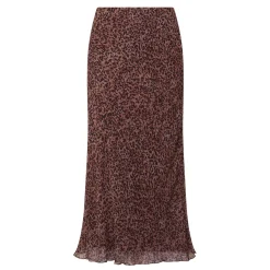 Leopard Flared Skirt