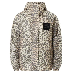 New GANNI Leopard Logo Jacket