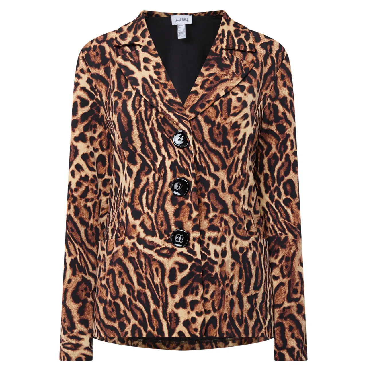 Sale JOSEPH RIBKOFF Leopard Print Single Breasted Blazer