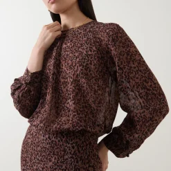 Leopard Tunic Blouse