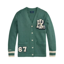 Letterman Logo Cardigan 6-12 Years