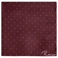 Liam Polka Dot Silk Pocket Square