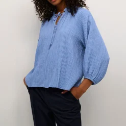 Clearance KAFFE Lianna Tie Blouse