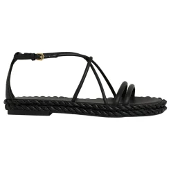 Libby Leather Braided Flat Sandals
