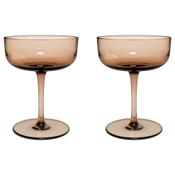 Best VILLEROY & BOCH Like Clay Champagne Coupe-Dessert Bowl Two-Piece Set