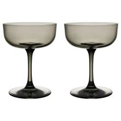 Fashion VILLEROY & BOCH Like Smoke Champagne Coupe, Set of Two
