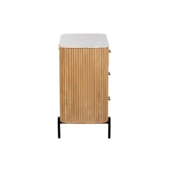 Clearance CASEYS FURNITURE Lille 3-Drawer Chest Brown