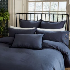 Linen Cotton Duvet Cover Inky Fingers