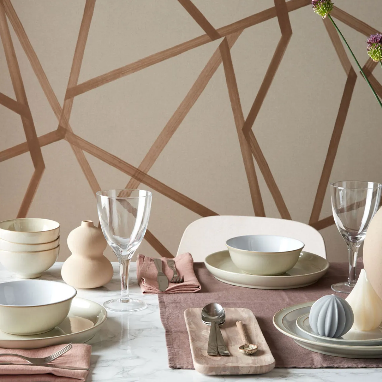 Clearance DENBY Linen Dinner Plate