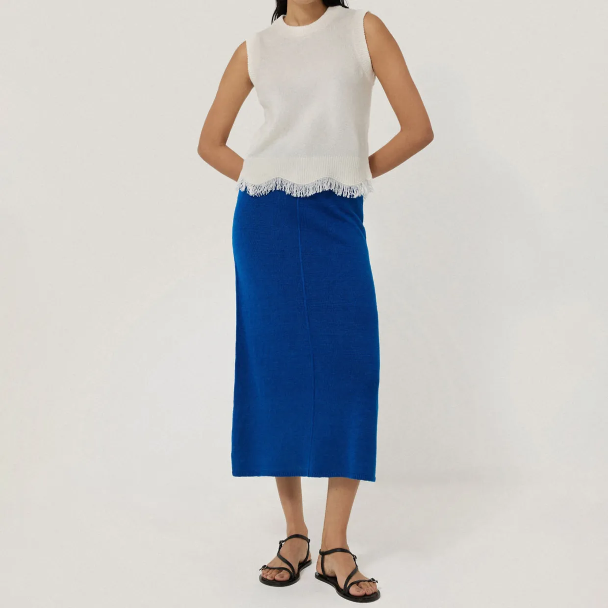 Linen Knitted Skirt
