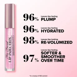 Outlet TOO FACED Lip Injection Doll-Size Maximum Plump Plumping Lip Gloss
