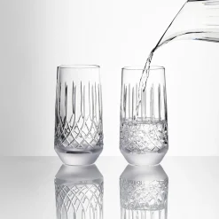 Clearance WATERFORD Lismore Arcus Highball Glass Set of Two