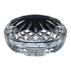 New WATERFORD Lismore Black Covered Box