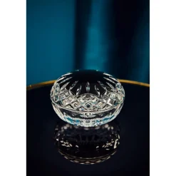 New WATERFORD Lismore Black Covered Box