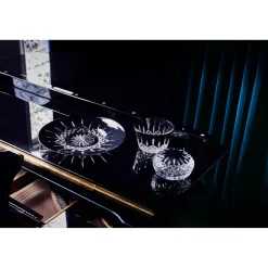 New WATERFORD Lismore Black Covered Box