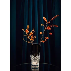 Lismore Black Vase 25cm-10in