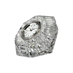 Lismore Diamond Clock 6cm 2.4in