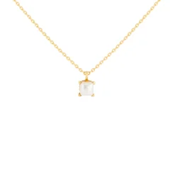 Little Luxuries Square Pendant Necklace