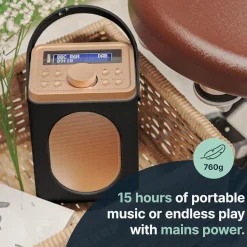 Discount MAJORITY Little Shelford Portable Radio Black