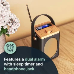 Discount MAJORITY Little Shelford Portable Radio Black